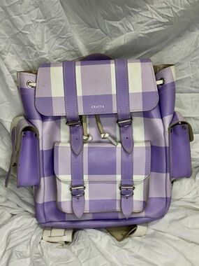 Grafea Lavender and White Checkered Hari II